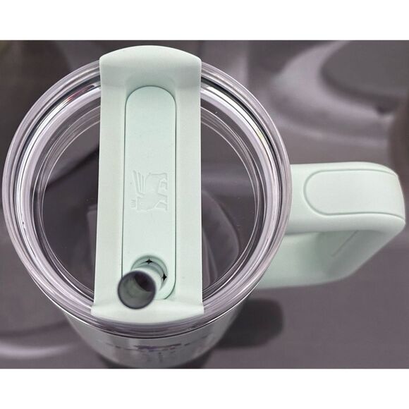 NWT LIMITED EDITION Stanley Quencher H2.0 FlowState Tumbler 30oz, SEAGLASS GLOSS - Picture 3 of 4